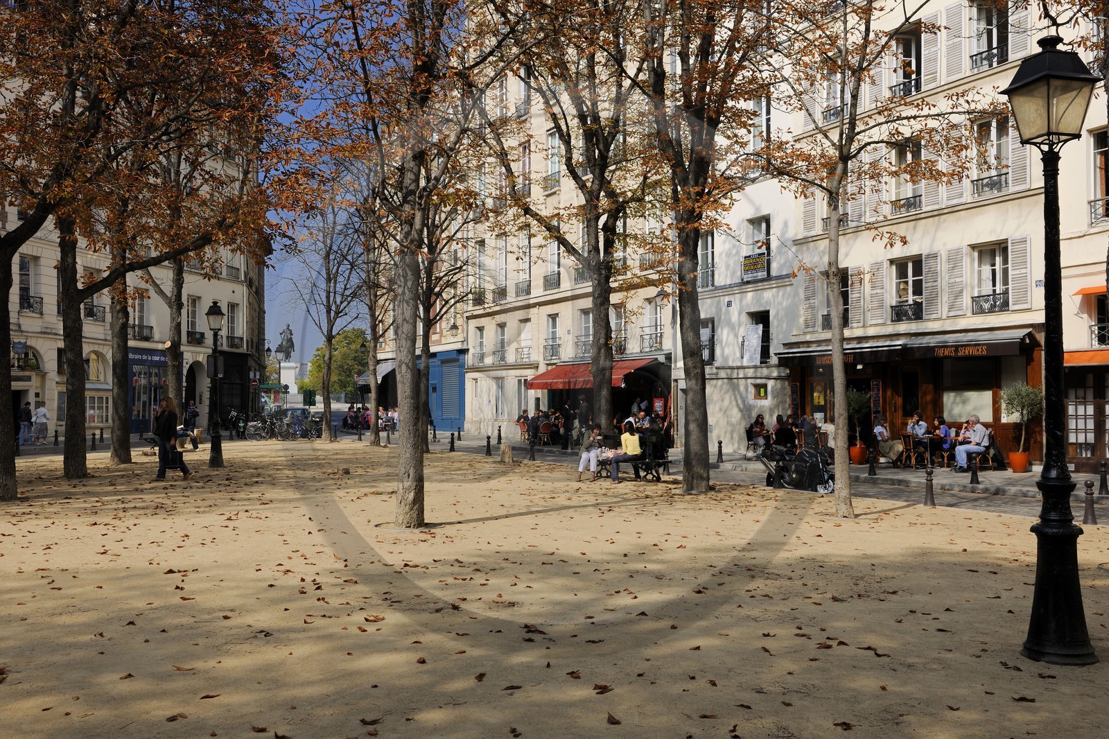France, Paris (75), île de la Cité, place Dauphine