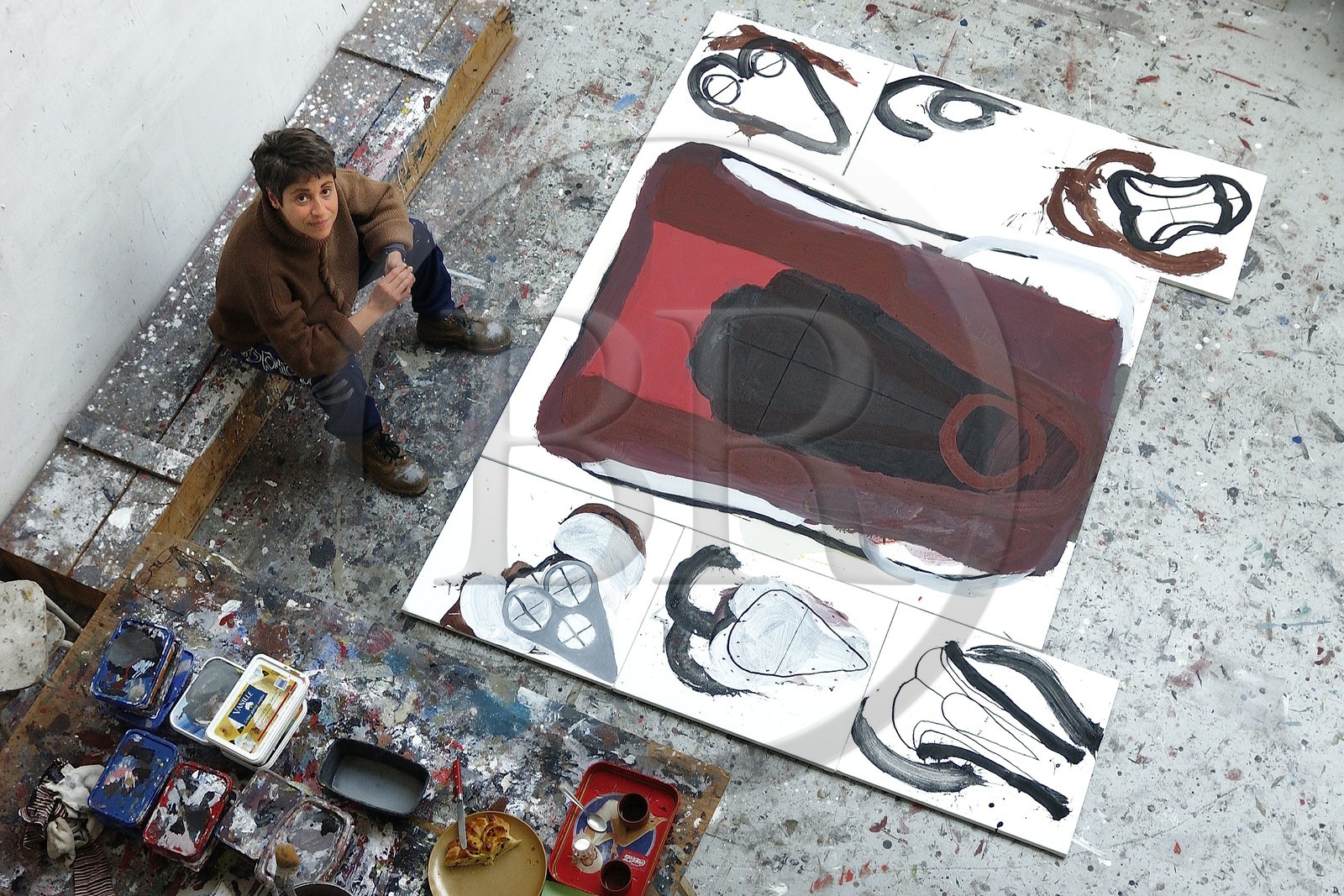 France, l'artiste peintre Fadia Haddad