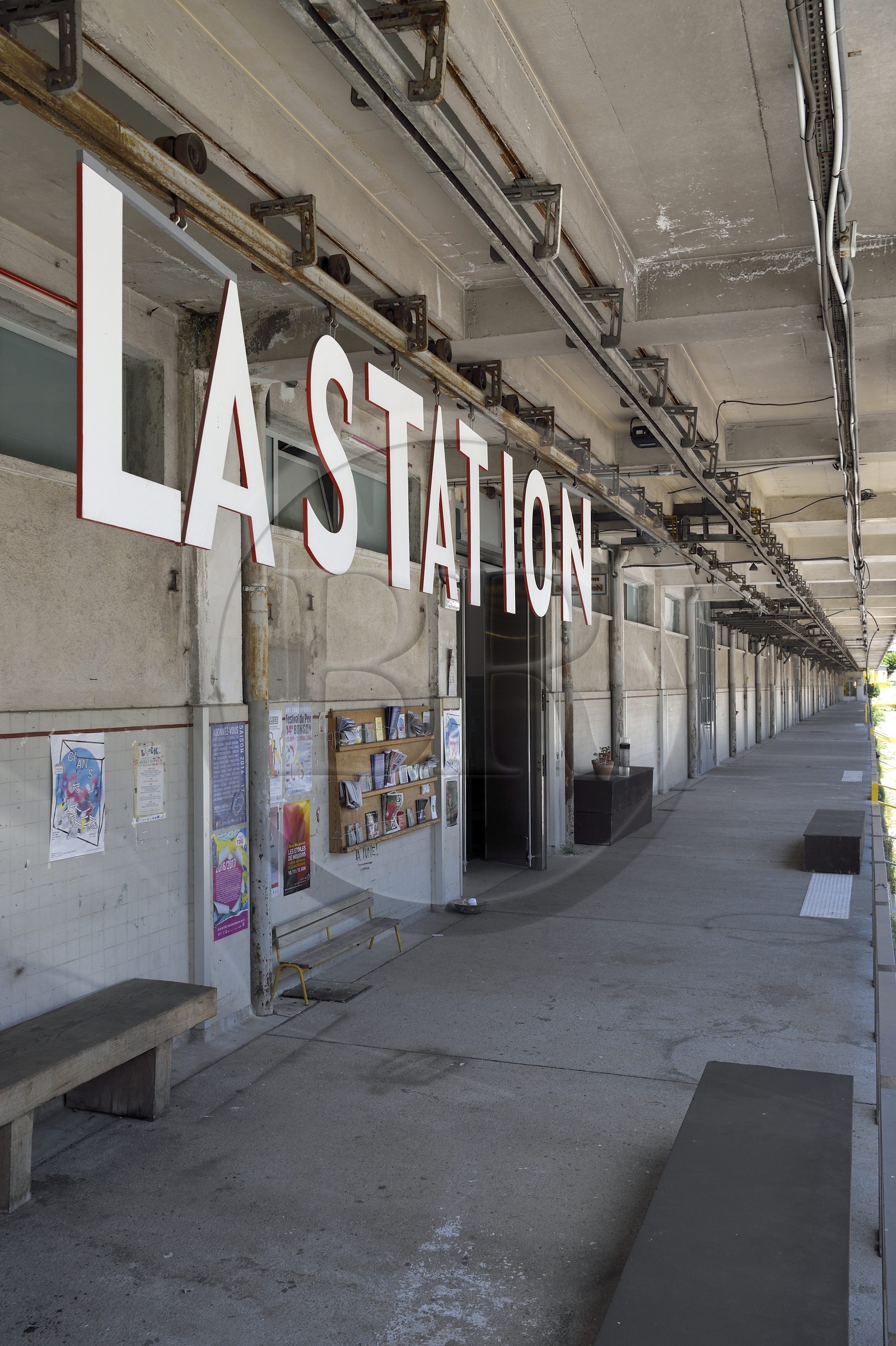 France, Alpes-Maritimes (06), Nice, La Station, espace d’art contemporain situé dans les anciens abattoirs