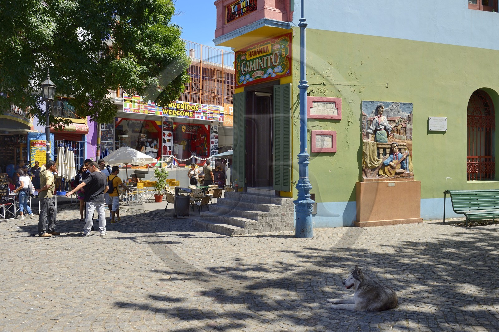 Argentine, Buenos Aires, quartier de La Boca, la rue Caminito