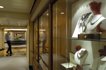 Italy, cruise aboard the Silvershadow ship of the company Silversea, luxury boutique