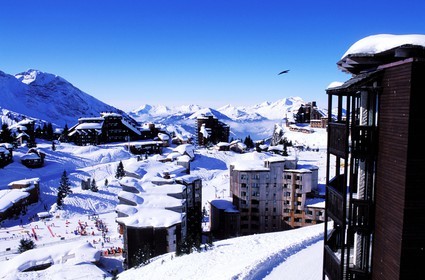 France, Haute Savoie, Avoriaz, ski resort