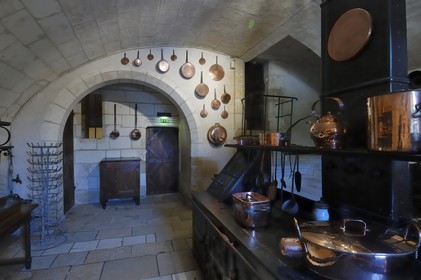 France, Indre et Loire, Chateau de Chenonceau, the kitchens
