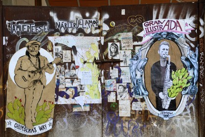 Spain, Andalusia, Granada, Albaicin District, graffiti