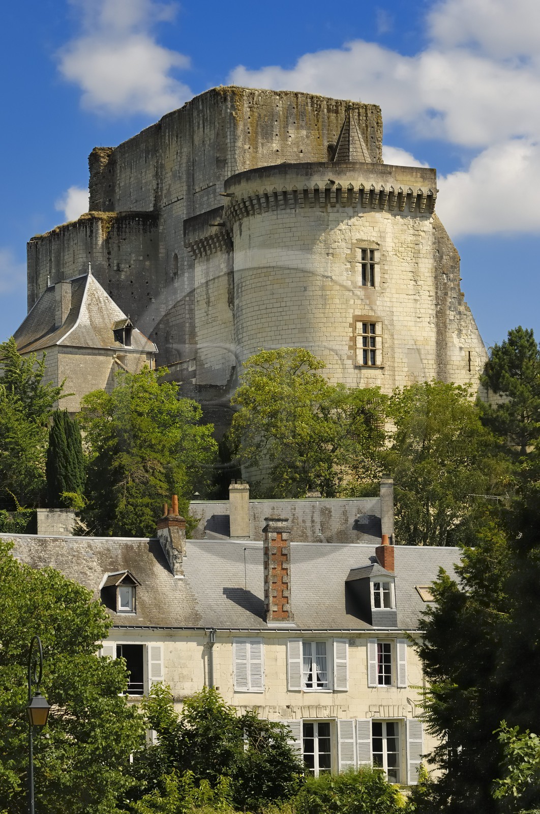France, Indre-et-Loire (37), Loches, le donjon et la forteresse féodale