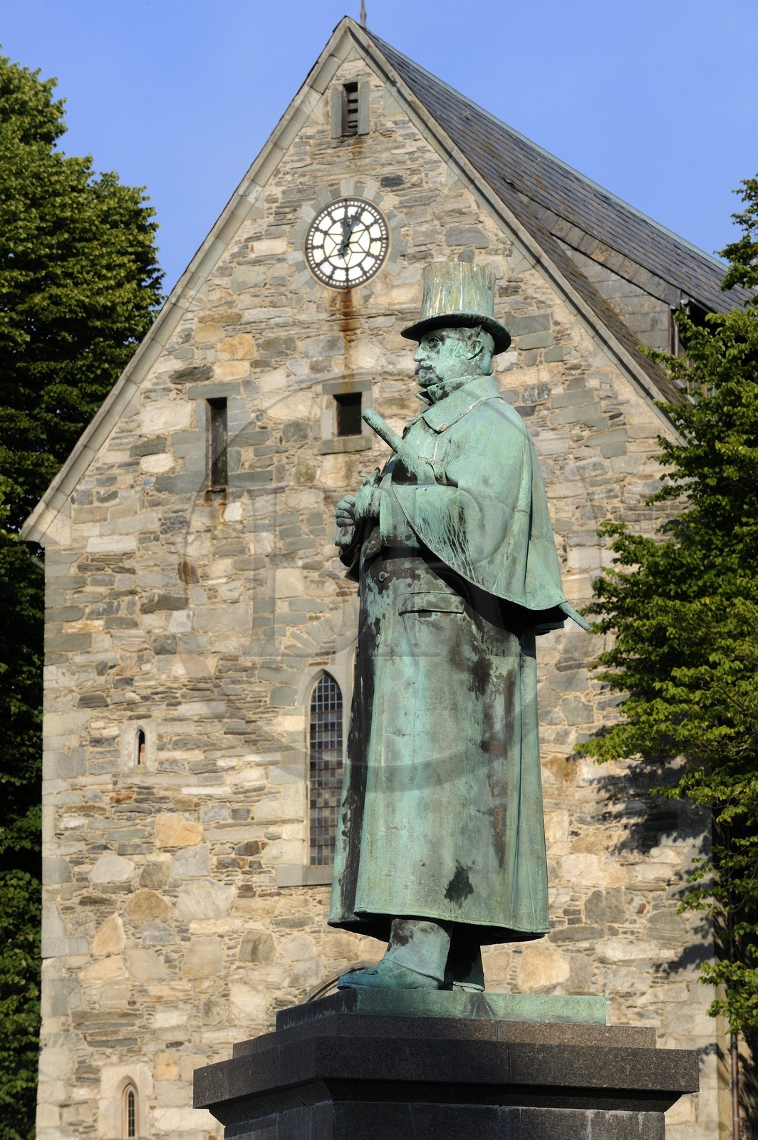 Norvège, Rogaland, Stavanger, l'écrivain et ancien maire Alexanderl Kielland