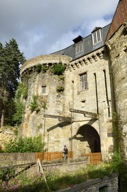 France, Ille-et-Vilaine, Rennes, the porte mordelaise (mordelaise gate) is a remnant of the ramparts of Rennes