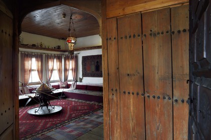 Bosnia and Herzegovina, Sarajevo, Svrzo (Svrzina) House from the 18th century, the Halvat reception room for male guests, le Halvat salle de réception pour les hôtes masculins