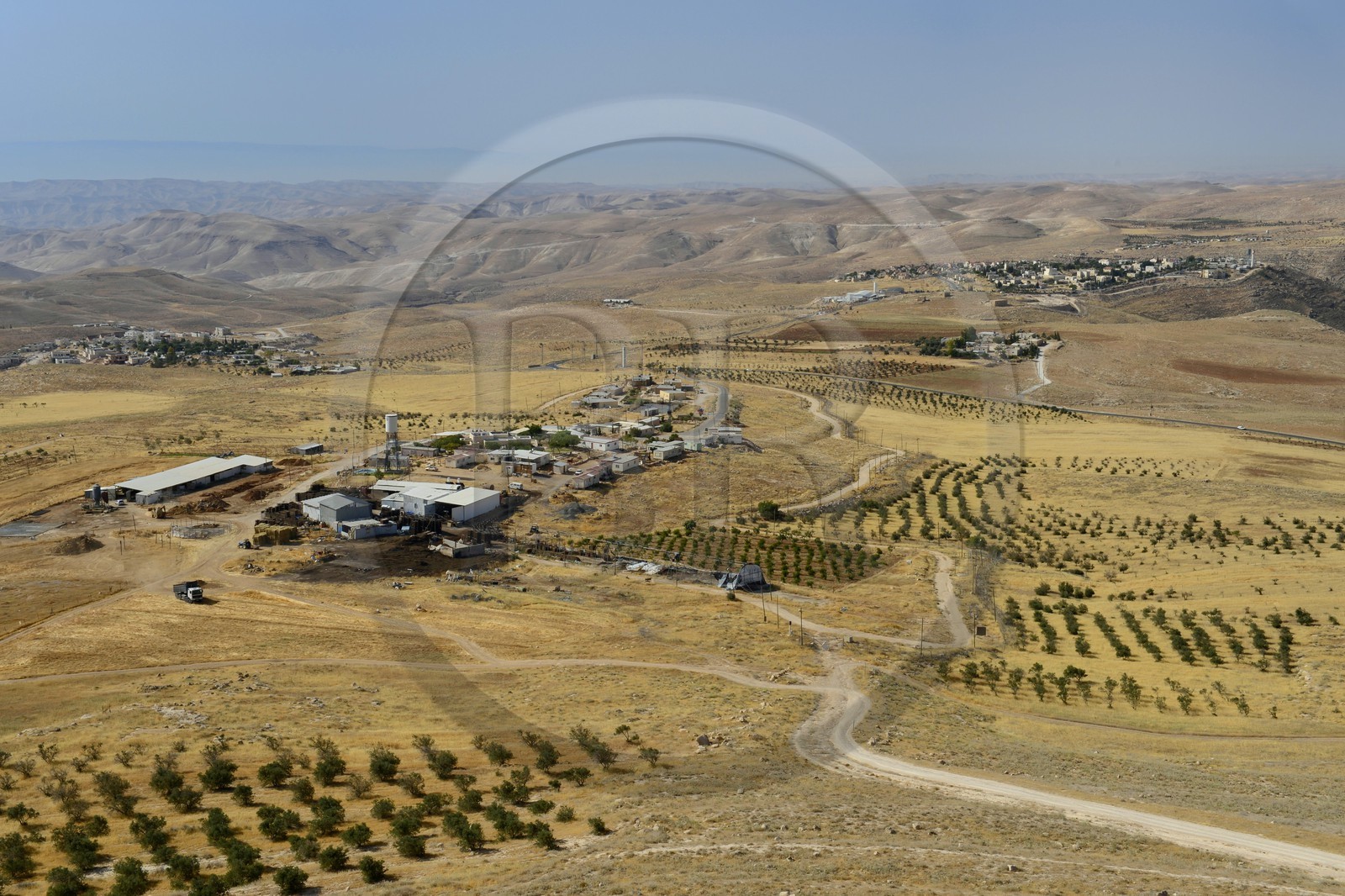 Israel, Cisjordanie, region de Bethléem, la colonie israélienne de Kfar Eldad aux portes du désert de Judée