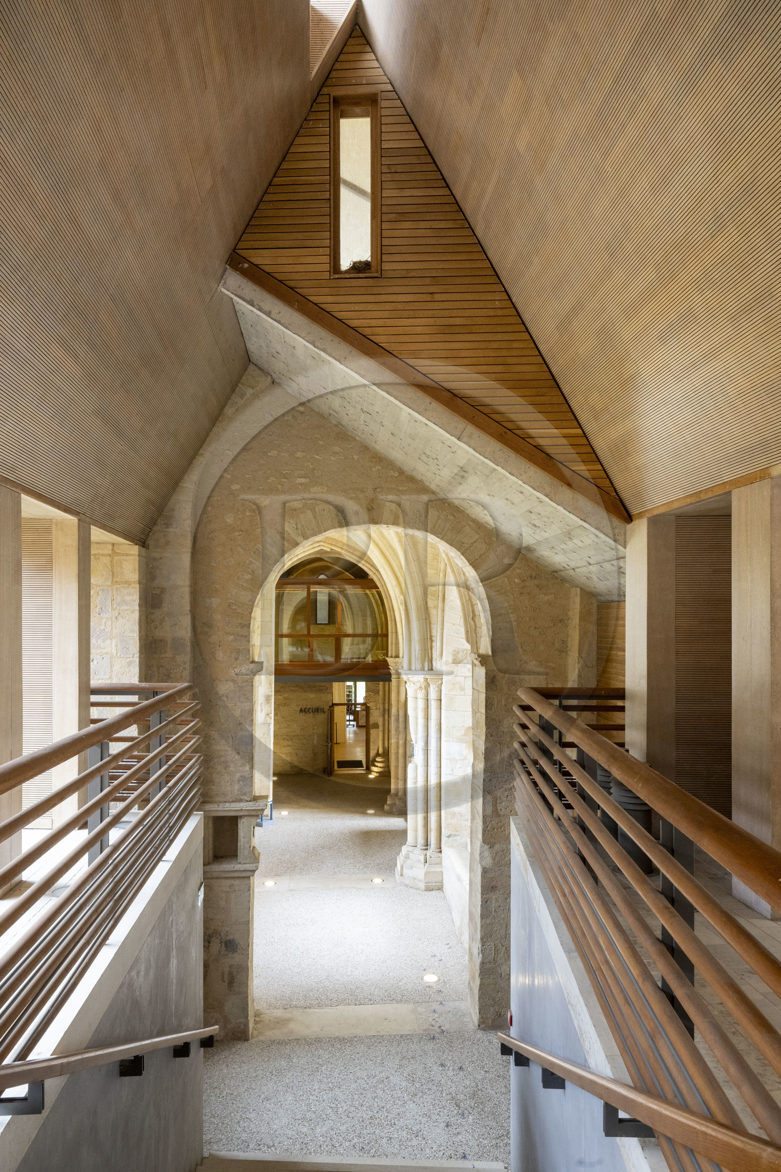 France, Nièvre (58), Nevers, musée de la Faïence et des Beaux-Arts installé dans les vestiges de l'abbaye Notre-Dame