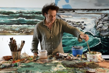 France, atelier de Fred Kleinberg au sein de l'entreprise Manutant