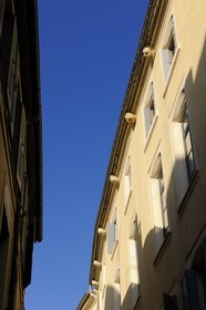 France, Gard, Nimes, building on Auguste Pelet street