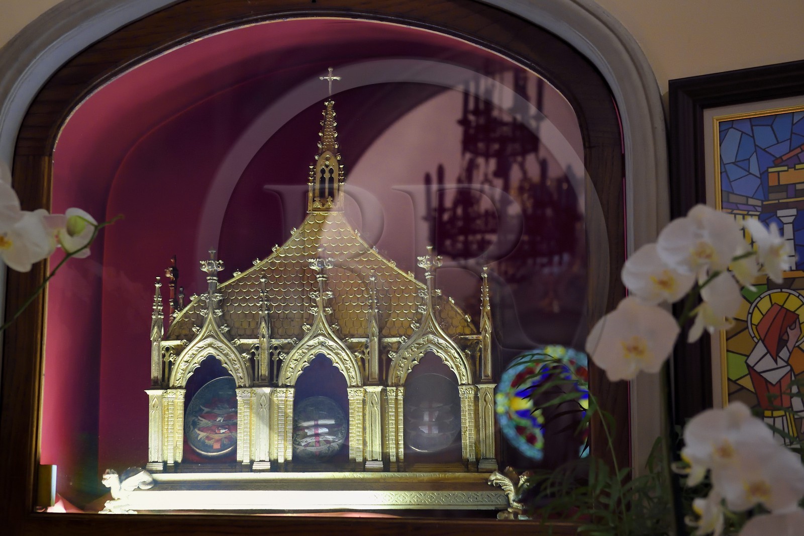 Principauté de Monaco, Monaco, église Sainte-Dévote, reliques de Sainte-Dévote