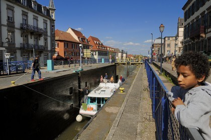 France, Bas Rhin (67), Saverne, canal de la Marne au Rhin