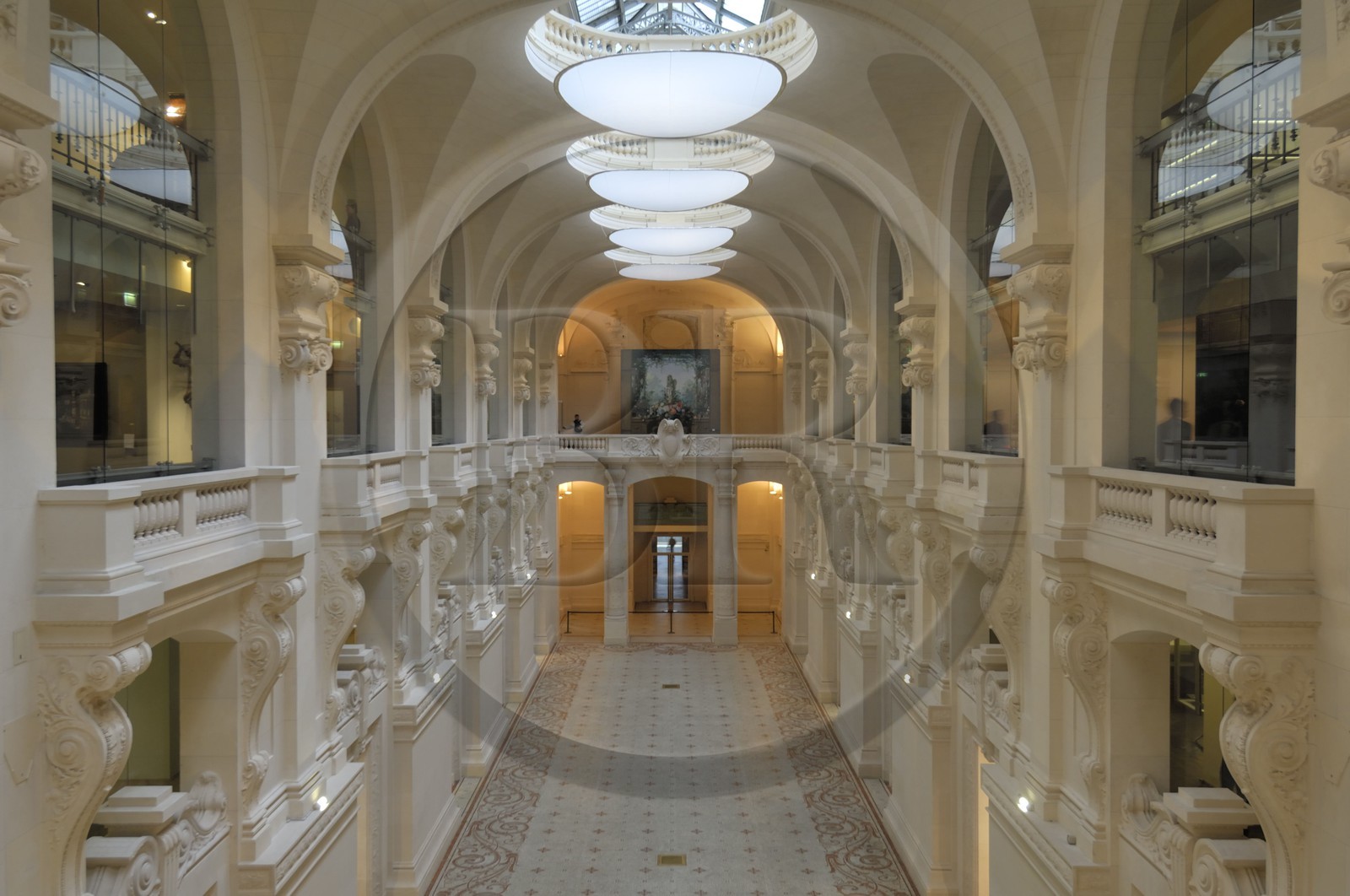 France, Paris (75), le Musée des Arts décoratifs dans une aile du Louvre