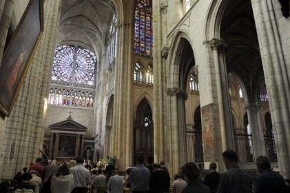 France, Indre et Loire (37), Tours, la cathédrale Saint-Gatien
