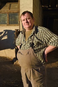 France, Haut Rhin, Wasserbourg, Ferme-auberge (farm-inn) Buchwald, marcaire Michel Wehrey
