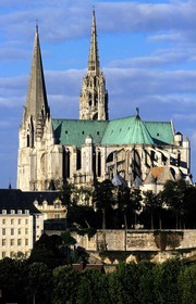 France, Eure et Loir, Chartres, Notre Dame de Chartres Cathedral listed as World Heritage by UNESCO