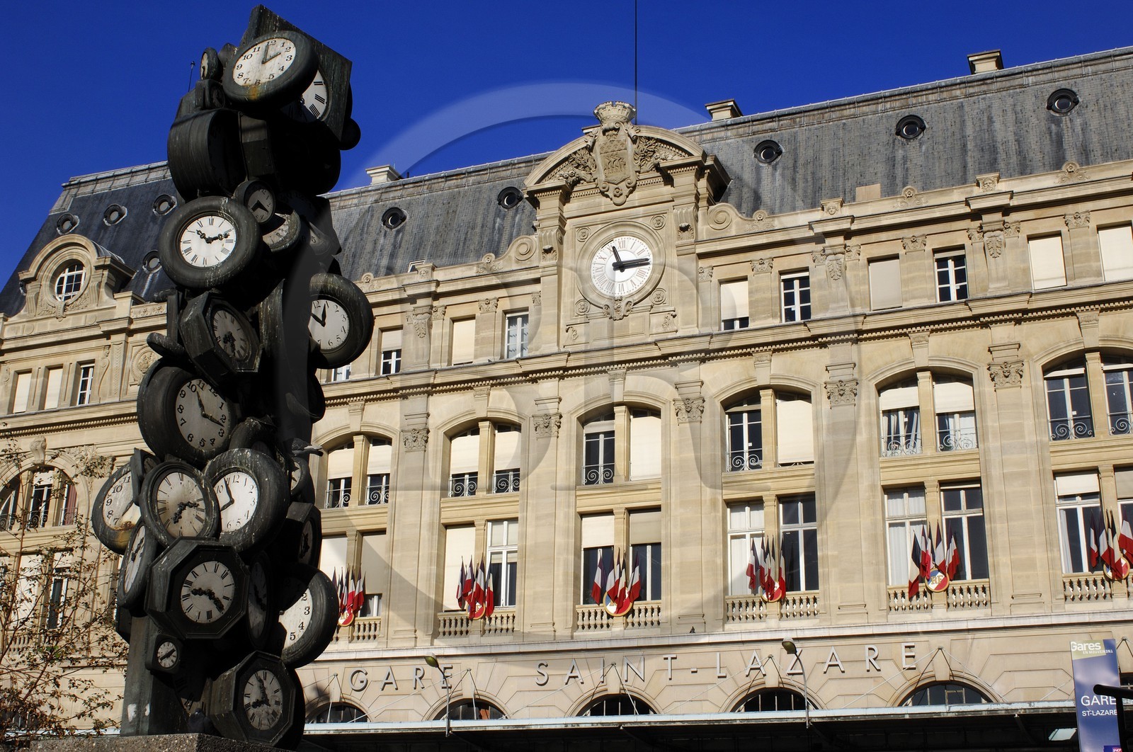 France, Paris (75), la gare Saint-Lazare