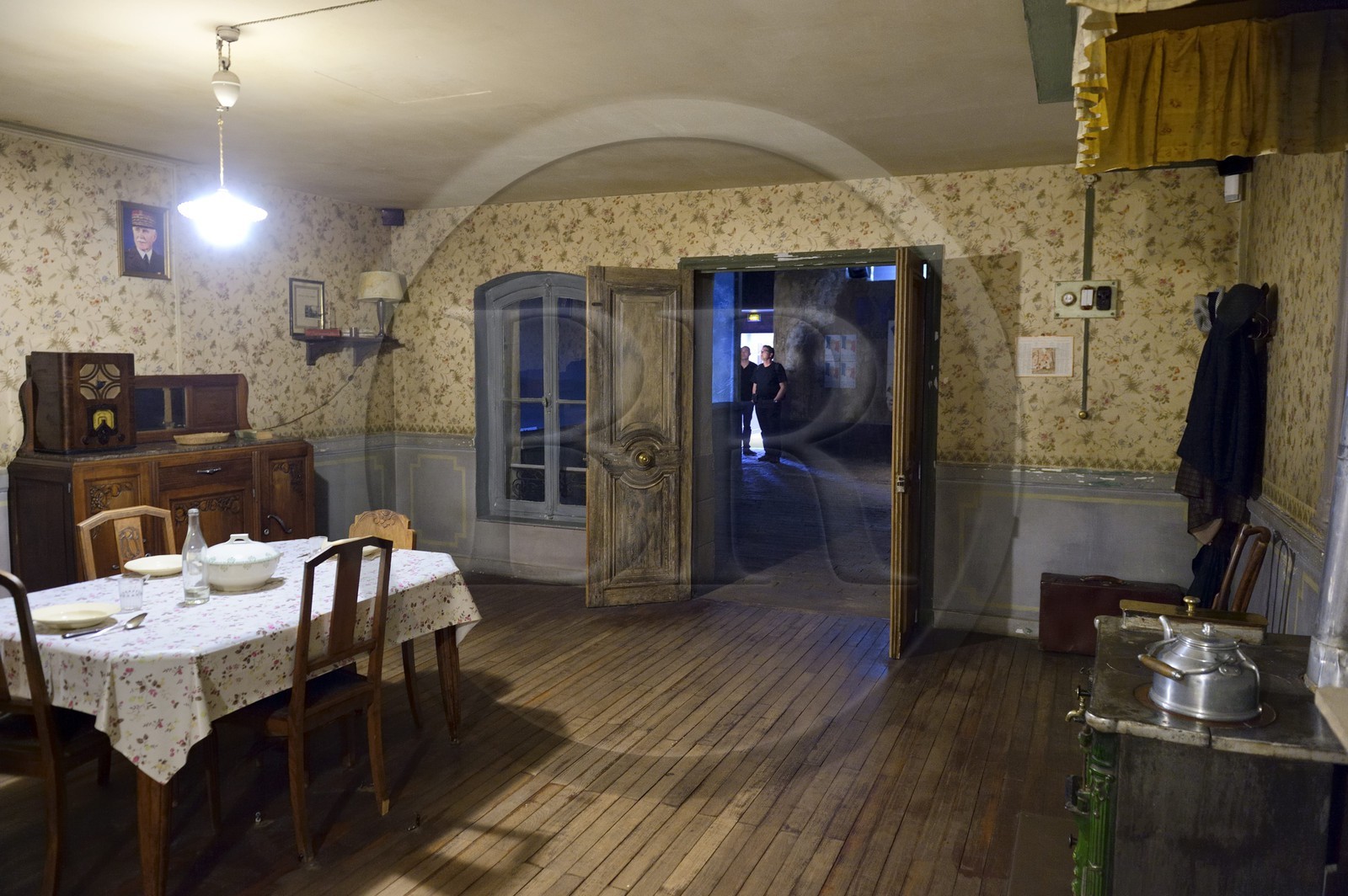 France, Rhône (69), Lyon, Centre d'Histoire de la Résistance et de la Déportation (CHRD), souvenir des années noires et notamment du couvre-feu