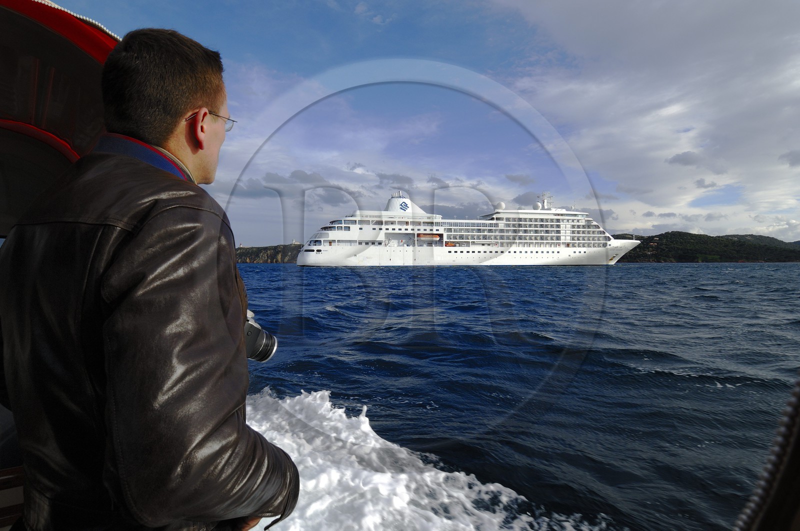 France, Corse (2a), Baie de Porto Vechio, croisière à bord du Silvershadow de la compagnie Silversea