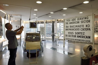 Allemagne, Berlin, Checkpoint Charlie Museum (Haus am Checkpoint Charlie or Mauermuseum)