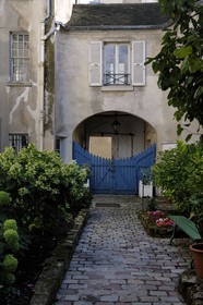 France, Paris (75), la Butte Montmartre, musée de Montmartre rue Cortot qui fut l'atelier de nombreux artistes à la fin du 19ème siècle