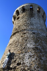 France, Corse-du-Sud (2A), Zonza, tour génoise de Fautea