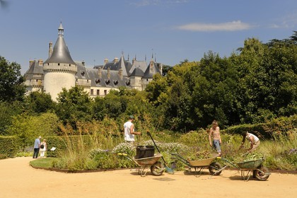 France, Loir et Cher, Loire Valley, listed as World Heritage by UNESCO, Chaumont sur Loire castle, International Festival of the Chaumont gardens