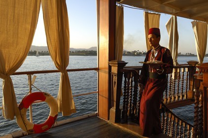 Egypte, Haute Egypte, croisière sur le Nil entre Louxor et Assouan, le Steam Ship Sudan