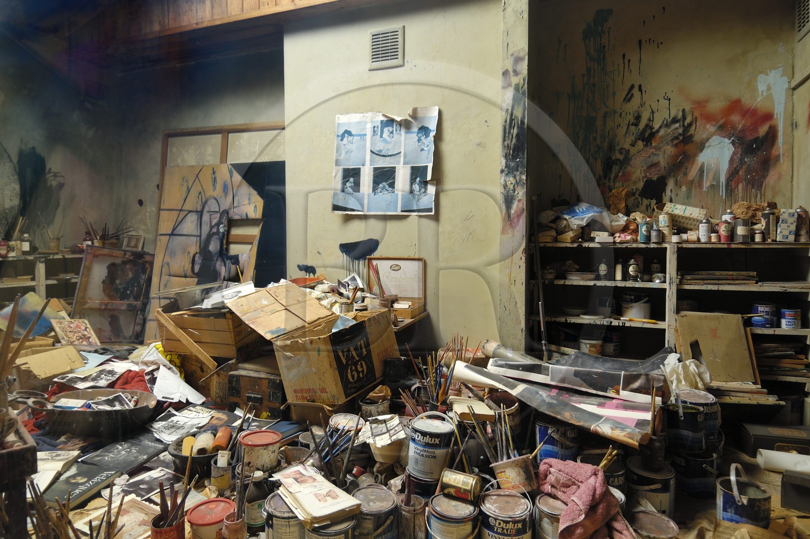 Irlande, Dublin, Dublin City Gallery, The Hugh Lane, l'atelier de Francis Bacon