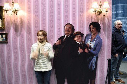 United Kingdom, Hertfordshire, Leavesden, Leavesden Film Studios, Harry Potter Studio Tour London, the scene of the eight Harry Potter movies' making of, Privet drive n°4, inside the suburban home ot the Dursleys