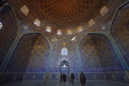 Iran, Isfahan Province, Isfahan, Sheikh Lotfollah Mosque build in the early 17th century