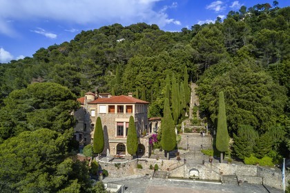 France, Alpes-Maritimes (06), Cannes, la villa Domergue et son jardin
