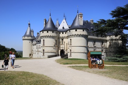 France, Loir-et-Cher (41), Vallée de la Loire classée Patrimoine Mondial de l'UNESCO, château de Chaumont-sur-Loire