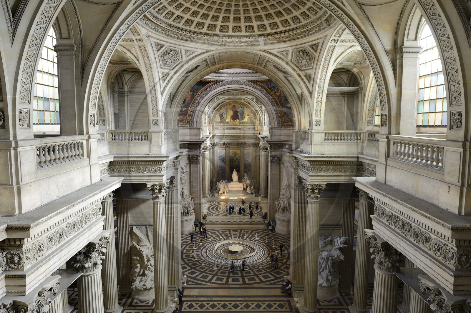 France, Paris (75), le Panthéon, la nef