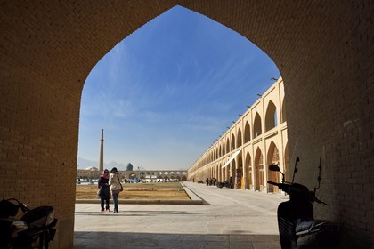 Iran, province d'Ispahan, Ispahan, place de l'Imam Ali