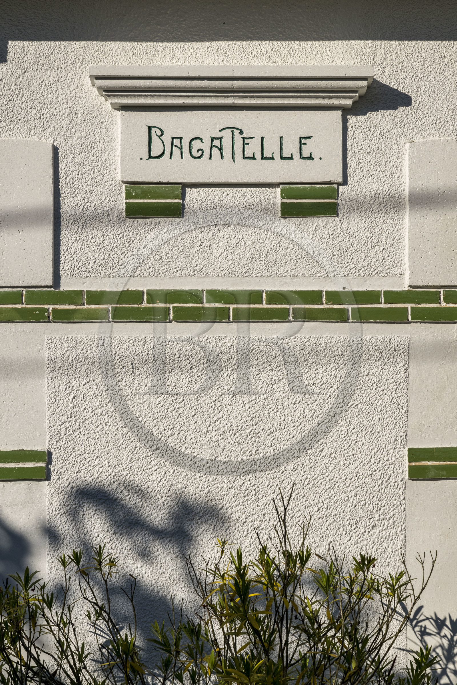 France, Charente-Maritime (17), Royan,  villa du quartier résidentiel du Parc