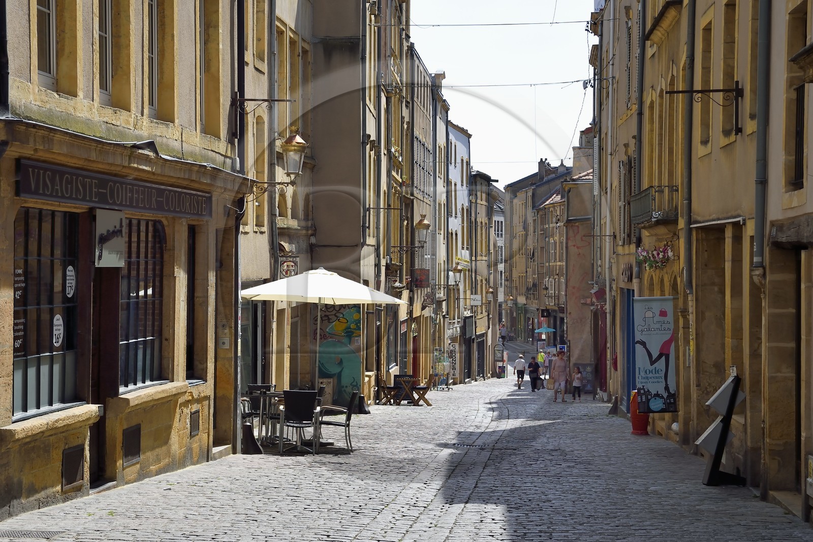 France, Moselle, Metz, Sainte Croix neighborhood, Taison Street, medieval street