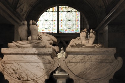 France, Seine-Saint-Denis (93), Saint-Denis, la basilique de Saint-Denis, tombeau de François 1er et Claude de France