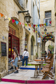 France, Herault, Montpellier, historic center called the Ecusson, rue du Bras de Fer