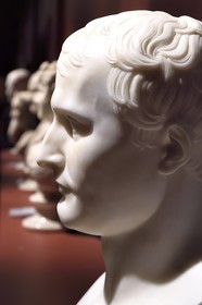 France, Corse du Sud, Ajaccio, Fesch museum (the Museum of Fine Arts), bust of Napoleon 1st by Antoine Denis Chaudet