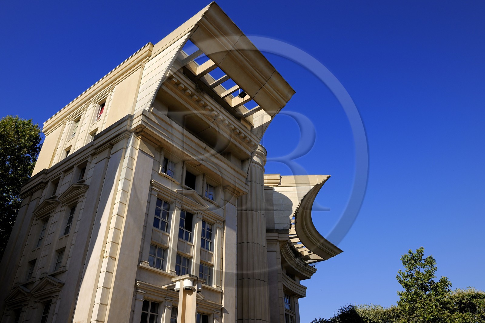 France, Hérault (34), Montpellier, quartier Antigone de l'architecte Ricardo Bofill, place du Nombre d'Or