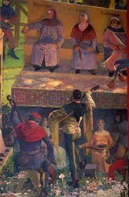 France, Haute Garonne, Toulouse, mural inside the Capitol (city hall)