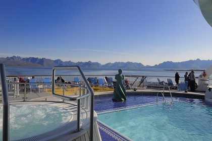 Norway, Nordland County, Vesteralen Islands, the Coastal Express (Hurtigruten)