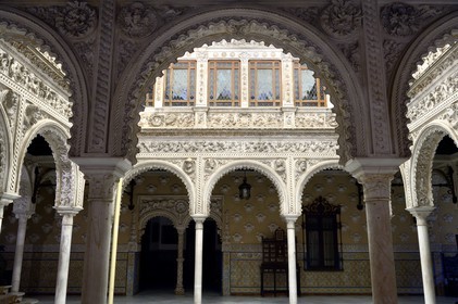 Espagne, Andalousie, Séville, Casa Palacio de Guardiola à la Puerta de Jerez