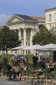 France, Charente-Maritime (17), Rochefort, la place Colbert