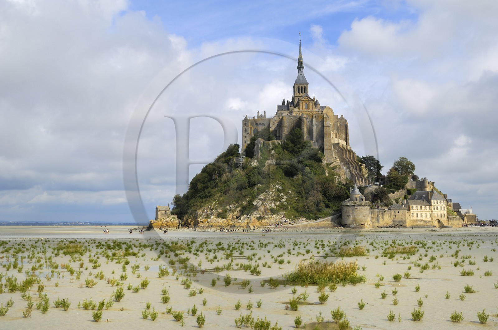 France, Manche (50), Baie du Mont-Saint-Michel, classée Patrimoine Mondial de l'UNESCO, le Mont-Saint-Michel