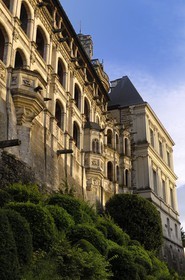 France, Loir-et-Cher (41), vallée de la Loire classée au Patrimoine Mondial de l'UNESCO, château de Blois, façade de l'aile François 1er