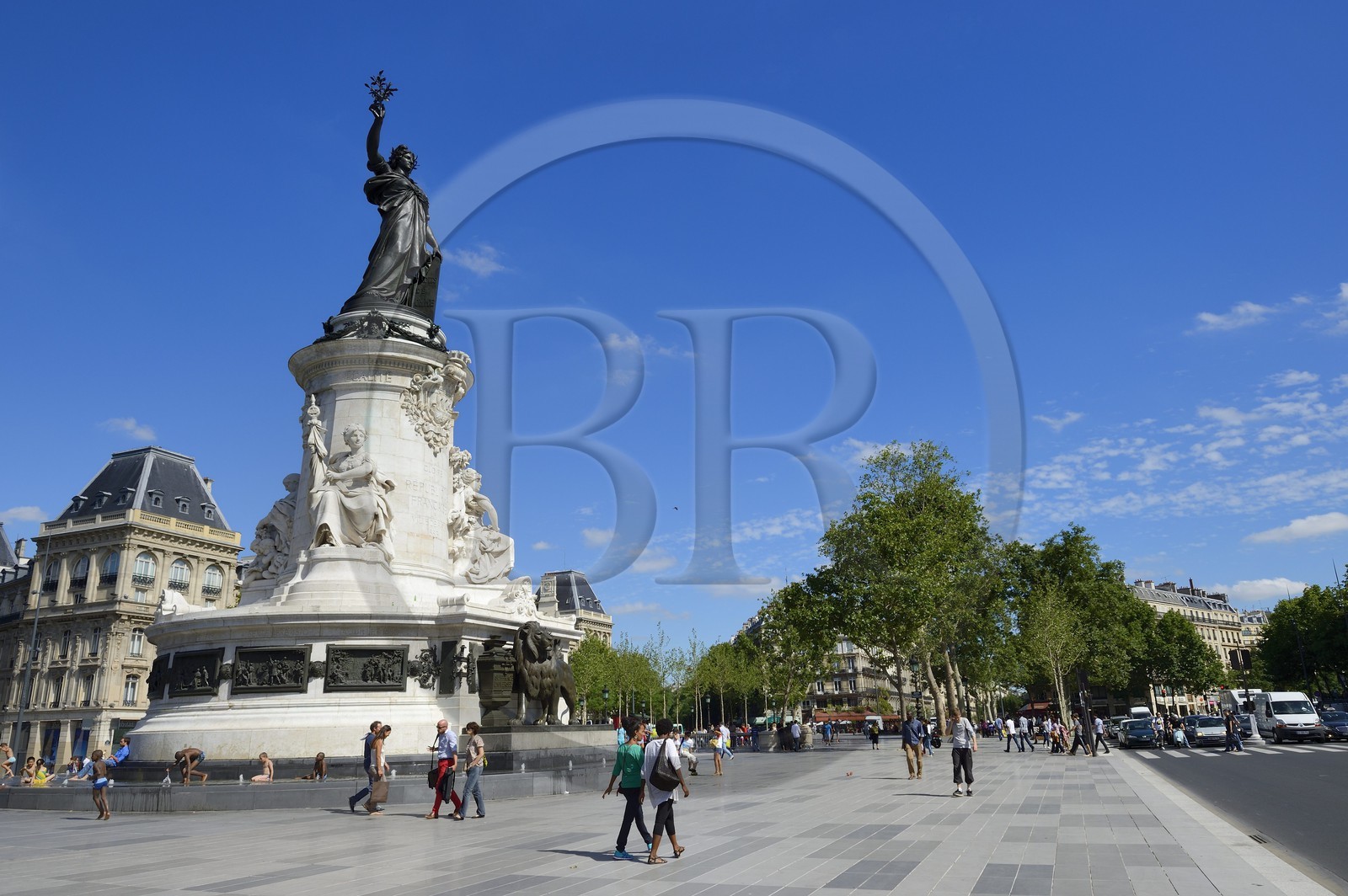 France, Paris (75), place de la République